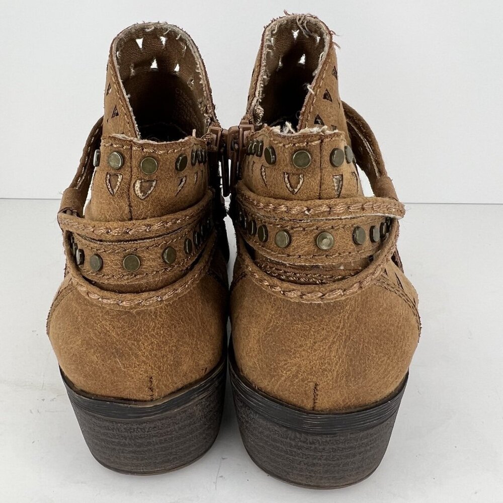 Sugar Shoes Terraine Distressed Light Brown Ankle Boots Womens Size 7 CT3058 - Picture 4 of 9